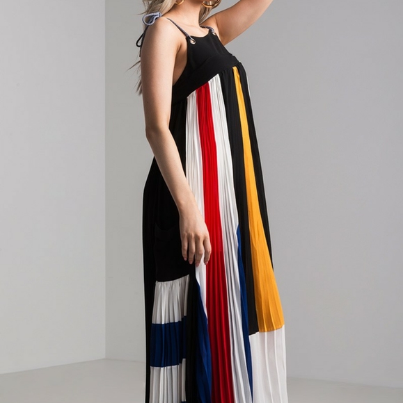 AKIRA Pursuit of Happiness Striped Maxi Dress - Picture 7 of 8